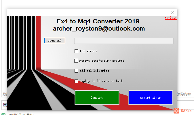 这个是帖子中ex4 TO Mq42019版截图