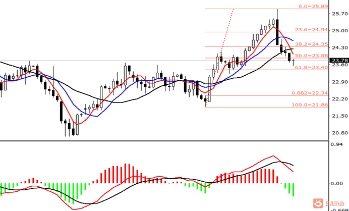 金田金业-现货白银-日线图
