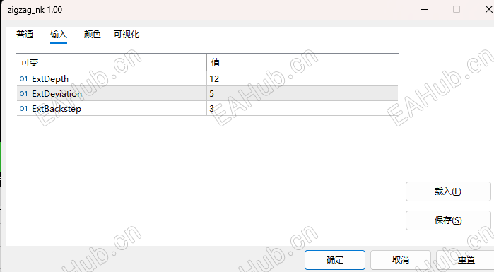 参数设置
