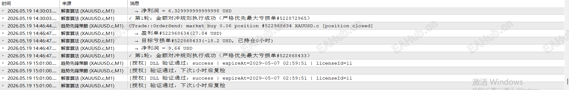 自动解套