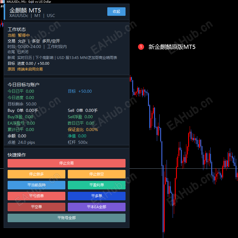 金麒麟MT5原版界面