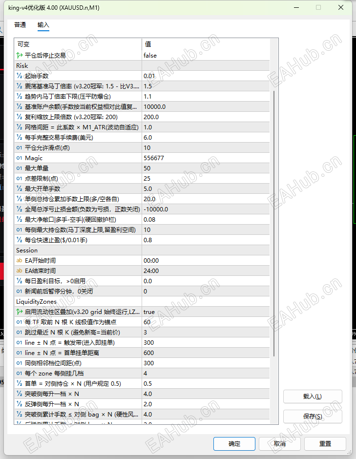 参数截图