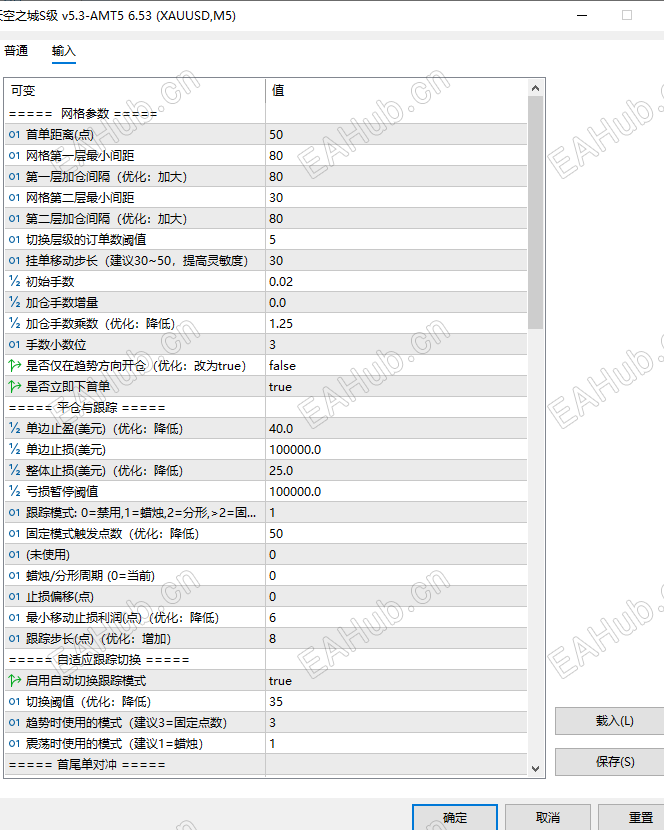 参数图 可以自己修改