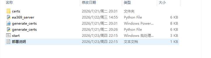 一键部署参数
