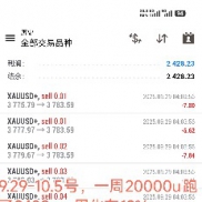 周末了，和大家分享一下这周战绩
20000u跑了2428u，周化在12%
300u跑了34u，周化-EAHub外汇论坛