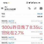 10.31号战绩分享
20000昨日跑了528u日化在2.6%
300u昨日跑了8.35u日化在2.7%
做e-EAHub外汇论坛
