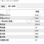 【一键上下挂LIMIT单脚本】大神必备，批量挂LIMIT单脚本-EAHub外汇论坛