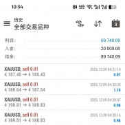 #暴力黄金网格 账户运行一个多月，收益69000+，开单810手
服务器：PowerTrading--EAHub外汇论坛