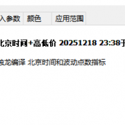 【最新编译：北京时间K线波动指标】高手必备工具-EAHub外汇论坛