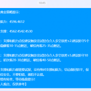 日内亚盘策略提示触及4562±2附近尝试多，最低回撤的触及4563止跌，反弹触及4599-EAHub外汇论坛