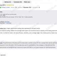 【Goldbot One MT4 v1.6 1444+可用】专注黄金突破交易，利用支撑和阻力位识别优质交易机会。有参数-EAHub外汇论坛