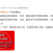 午休前提前提示挂，建议上涨触及阻力4860附近试探,上涨S4865。更上方上涨触及489-EAHub外汇论坛