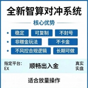 全新玩法 对冲
EX对EX 
波动大的时候 利润更高
小白别来-EAHub外汇论坛