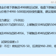 午休提前提示现货黄金价格上涨触及5017附近试探，临盘上涨触及5017附近承压后，-EAHub外汇论坛