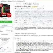 【WallStreet Recovery PRO EA v1.7】一款“亏损恢复型”网格马丁EA-EAHub外汇论坛