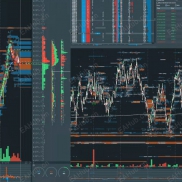 【BookMap(订单流工具)】把订单深度用热图的方式展示，可清晰看到什么位置有大单-EAHub外汇论坛