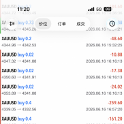 6月16一天的收益，双向交易的优势，挂两个相反的单，设置止盈止损，Ai会检测信号-EAHub外汇论坛