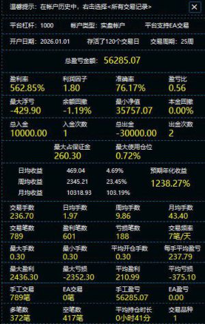 实盘半年 继续努力 全手工固定手术 不马丁 每单止损止盈-EAHub外汇论坛