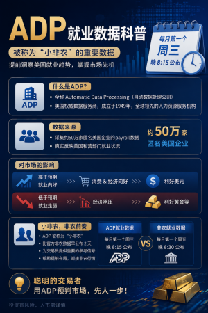 今晚8点15分“小非农”美国ADP数据公布，注意风险规避❗❗-EAHub外汇论坛