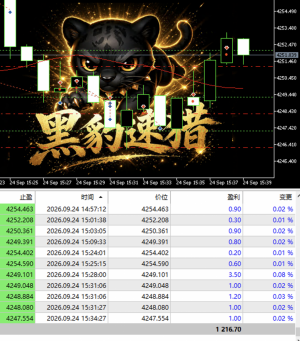 黑豹速猎 3000美分周一跑的，今天周四了！给大家看看观摩号：-EAHub外汇论坛