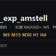 【EA_exp_amstell】两个月 1772 单｜盈亏比 5.90 少见｜黄金M5 源码+参数+回测曲线-EAHub外汇论坛