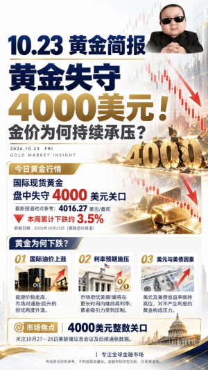 10.23黄金简报-EAHub外汇论坛